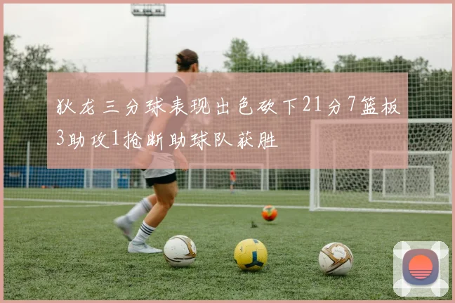 狄龙三分球表现出色砍下21分7篮板3助攻1抢断助球队获胜